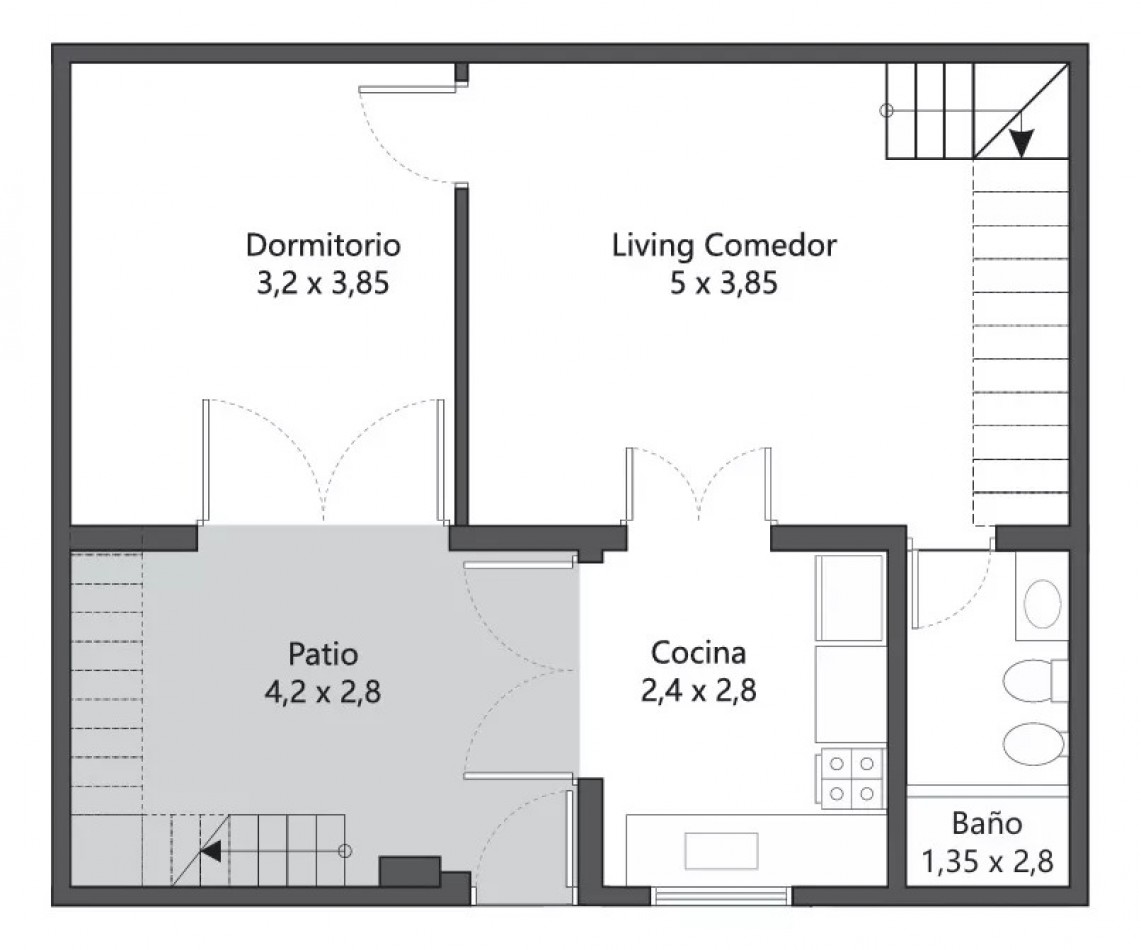 Venta PH 3 amb con patio y terraza en Muñecas 1000, Villa Crespo