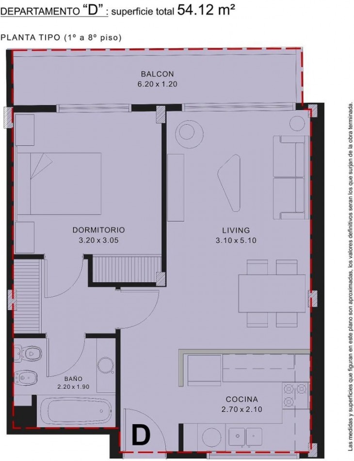 Venta depto 2 amb con balcon en G. de Laferrere 1100, Parque Chacabuco