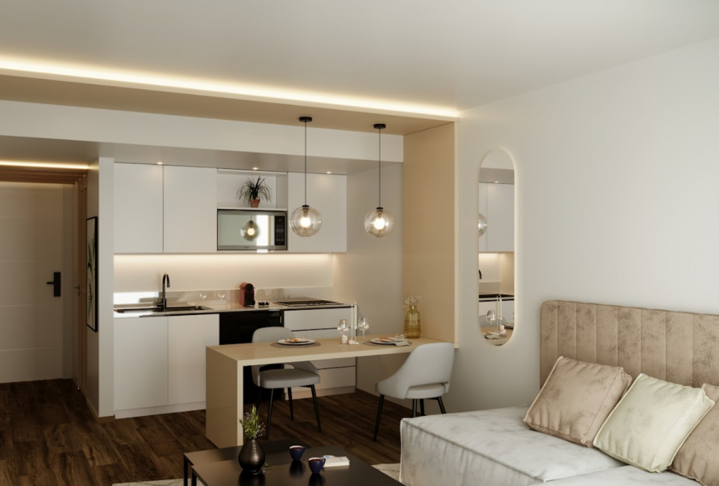 Monoambiente en Venta a Estrenar - Balcon - 6 "B" PASEO BOLIVAR