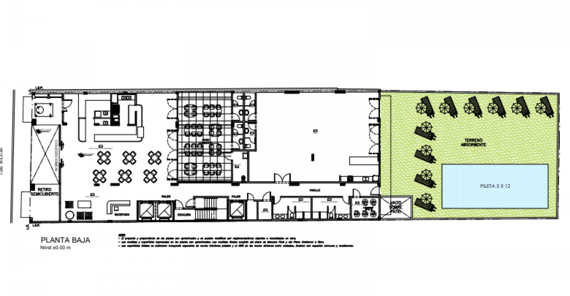 Monoambiente en Venta a Estrenar - Balcon - 6 "B" PASEO BOLIVAR