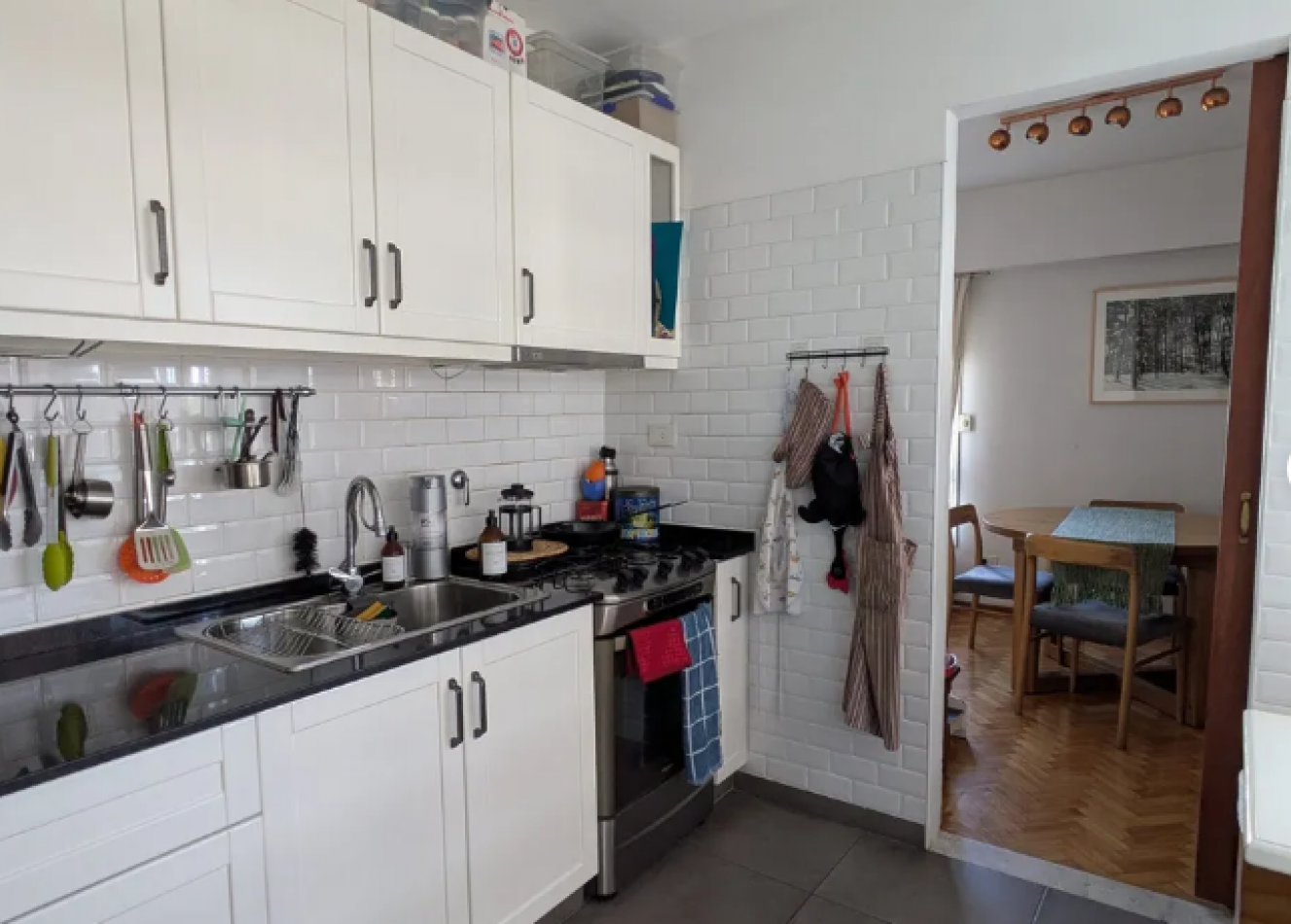 En Venta depto 3 amb. en Belgrano R