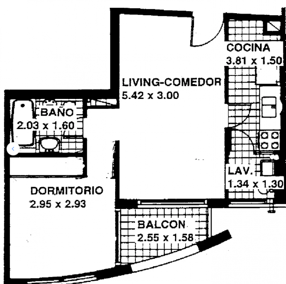 EN VENTA DEPTO 2 AMB EN ALMAGRO