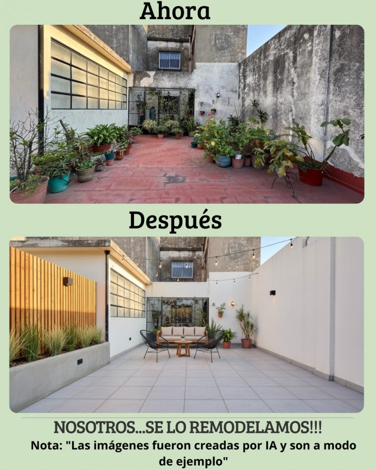 Venta ph 5 amb con balcon en Av. Eva Peron 2800, Flores