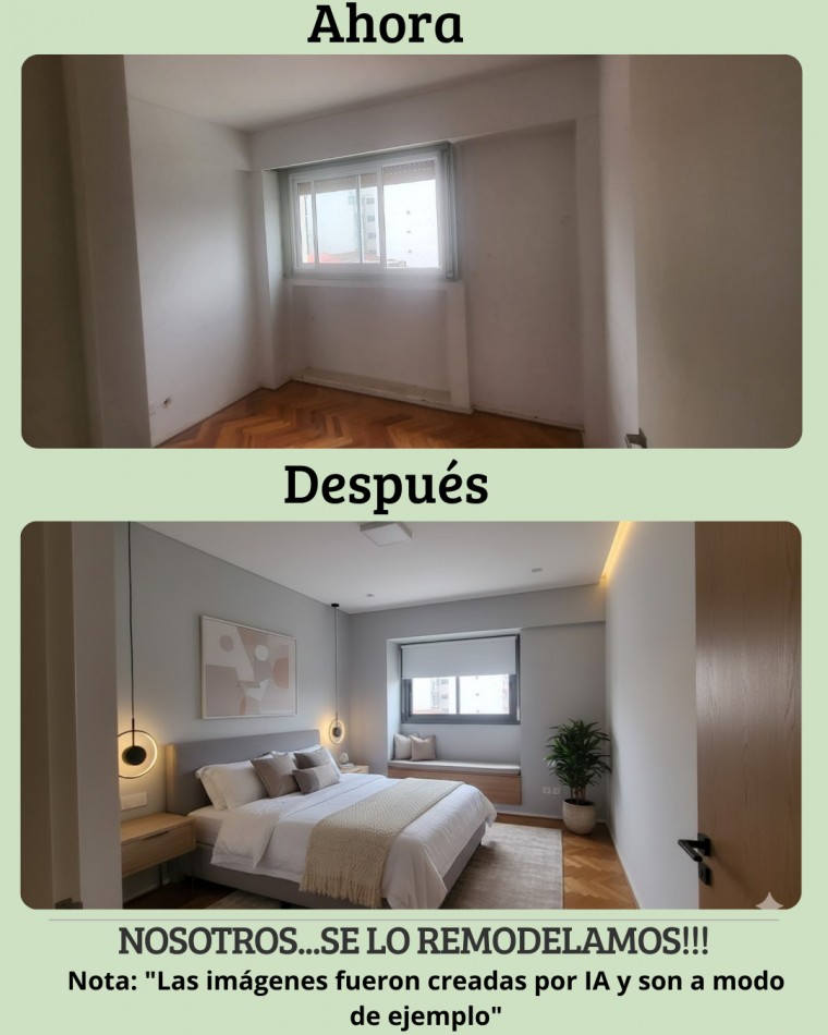 DEPARTAMENTO 3 AMB AL CONTRAFRENTE EN VILLA DEL PARQUE