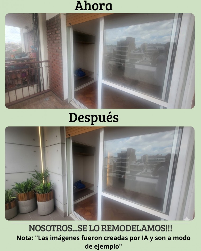 DEPARTAMENTO 3 AMB AL CONTRAFRENTE EN VILLA DEL PARQUE