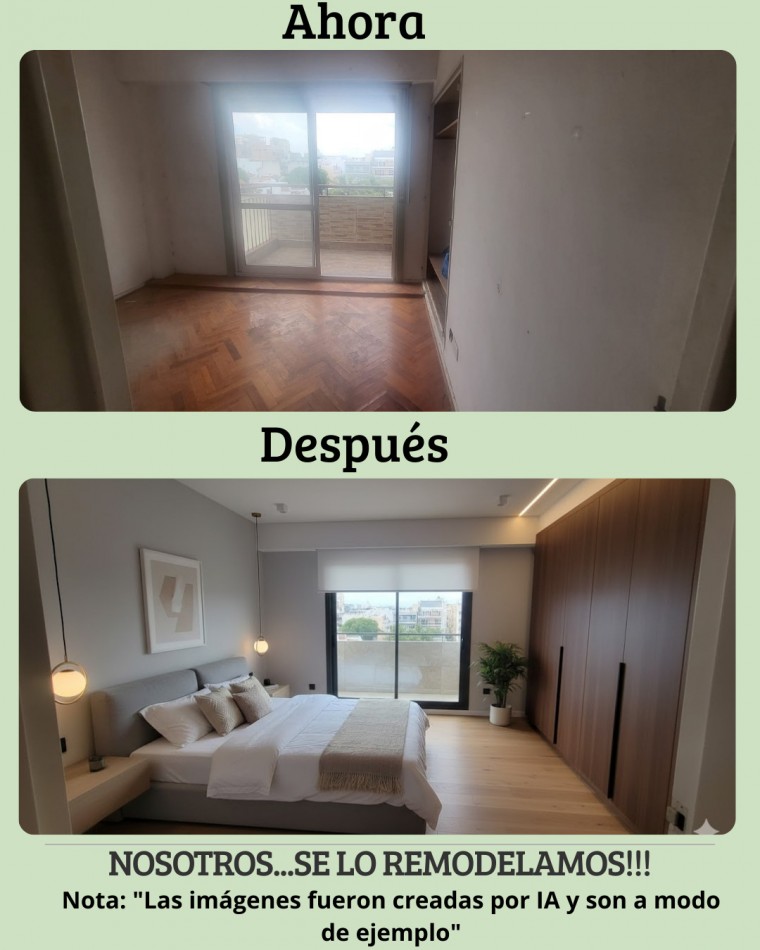 DEPARTAMENTO 3 AMB AL CONTRAFRENTE EN VILLA DEL PARQUE