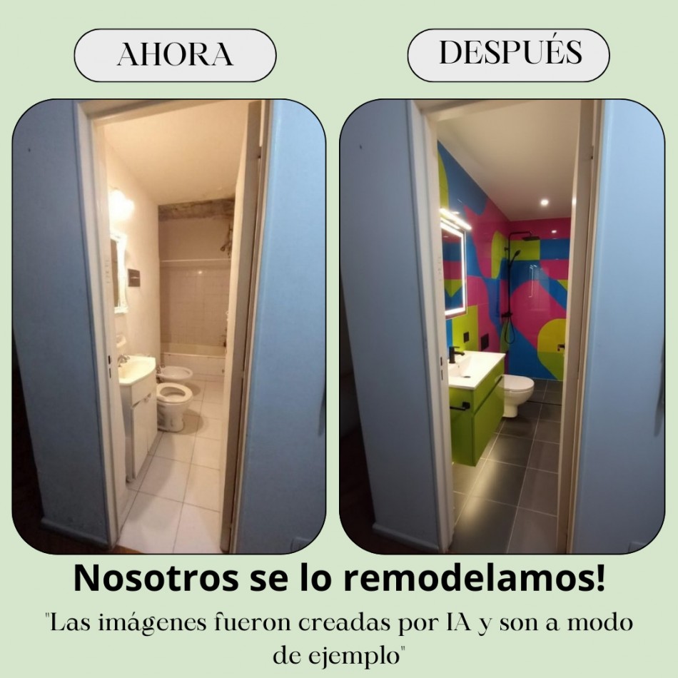 Venta Monoambiente Dividido Apto Profesional en Belgrano R