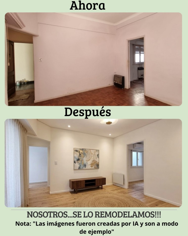 En venta departamento 2 amb en Av Avellaneda 1100, Caballito