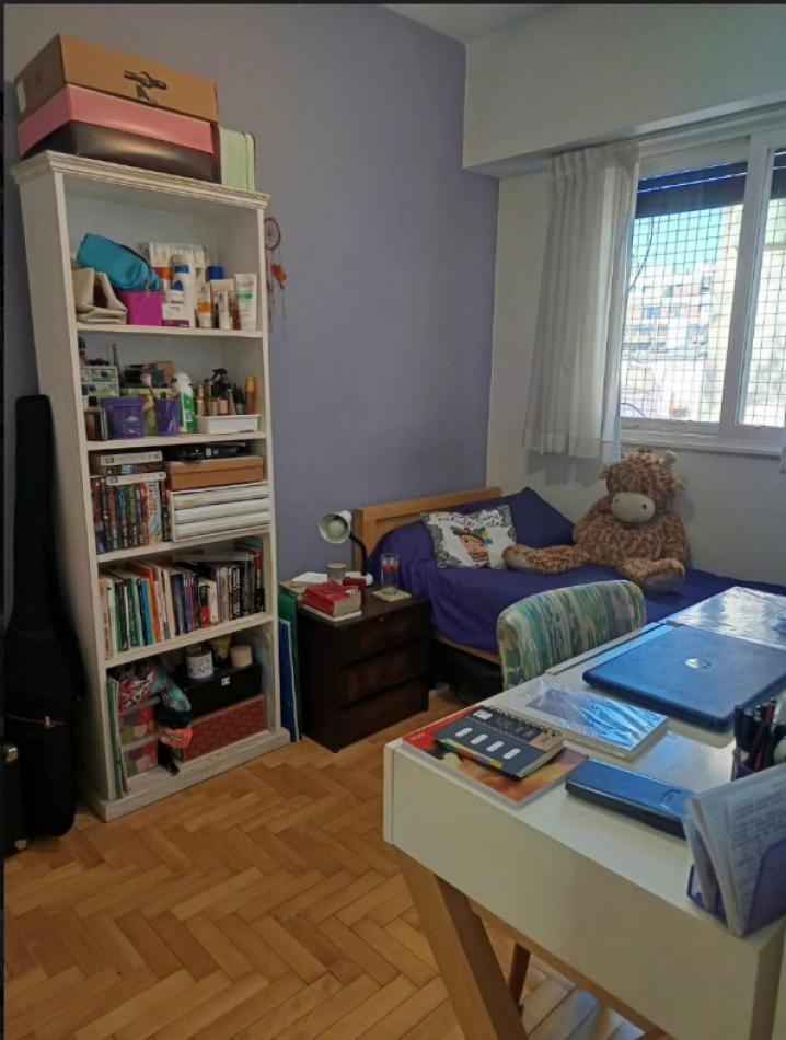 En venta depto de 5 amb con balcon al frente en Almagro