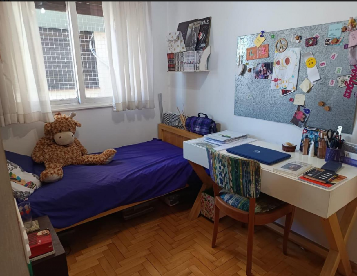 En venta depto de 5 amb con balcon al frente en Almagro