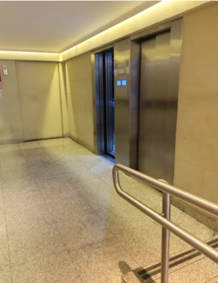 En venta depto de 3 amb. lateral con cochera en San Nicolas