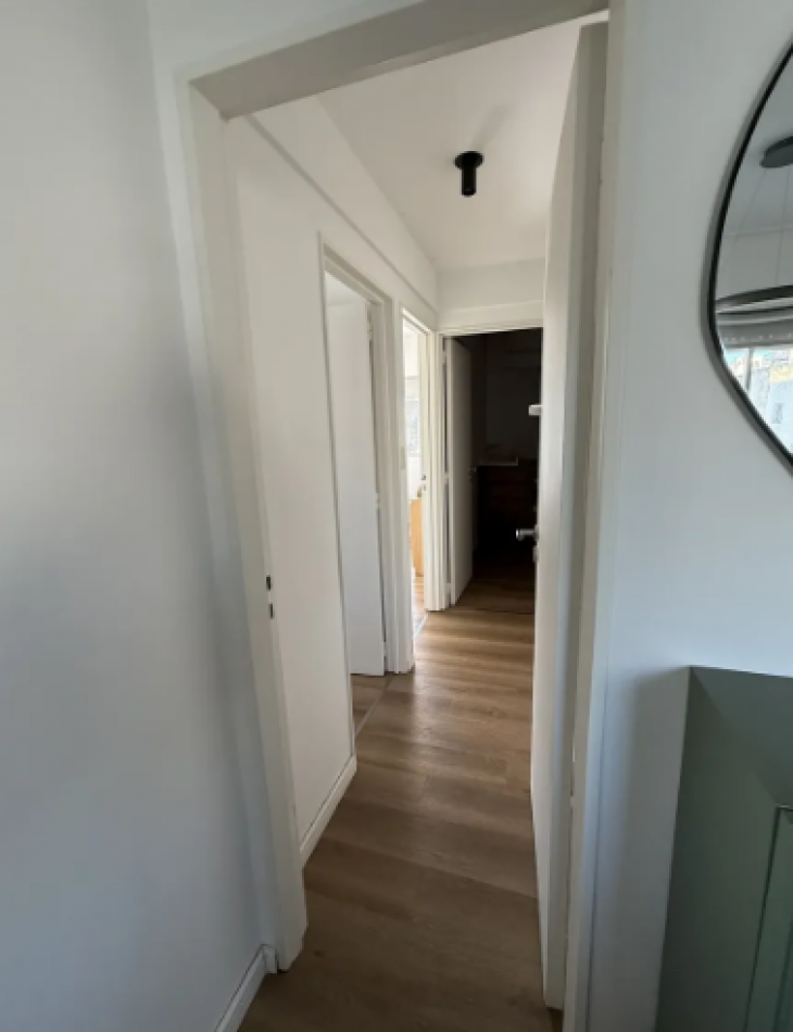 En venta Depto de 4 amb con balcon corrido en Recoleta