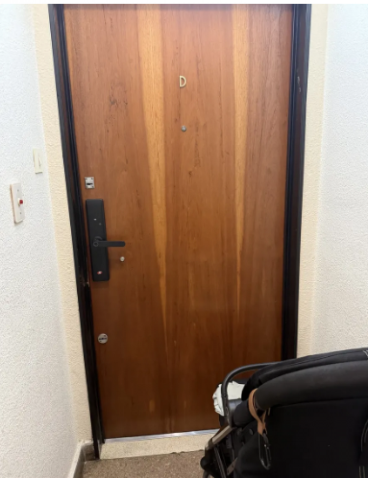 En venta Depto de 4 amb con balcon corrido en Recoleta