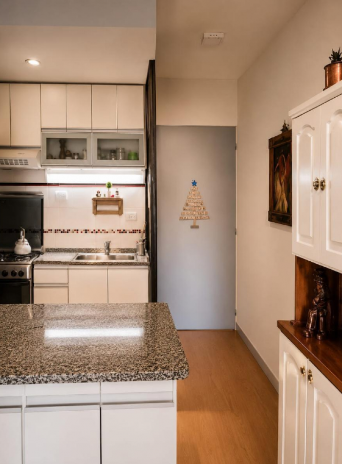 En venta Depto de 2 amb con cochera y Baulera en Parque Chacabuco