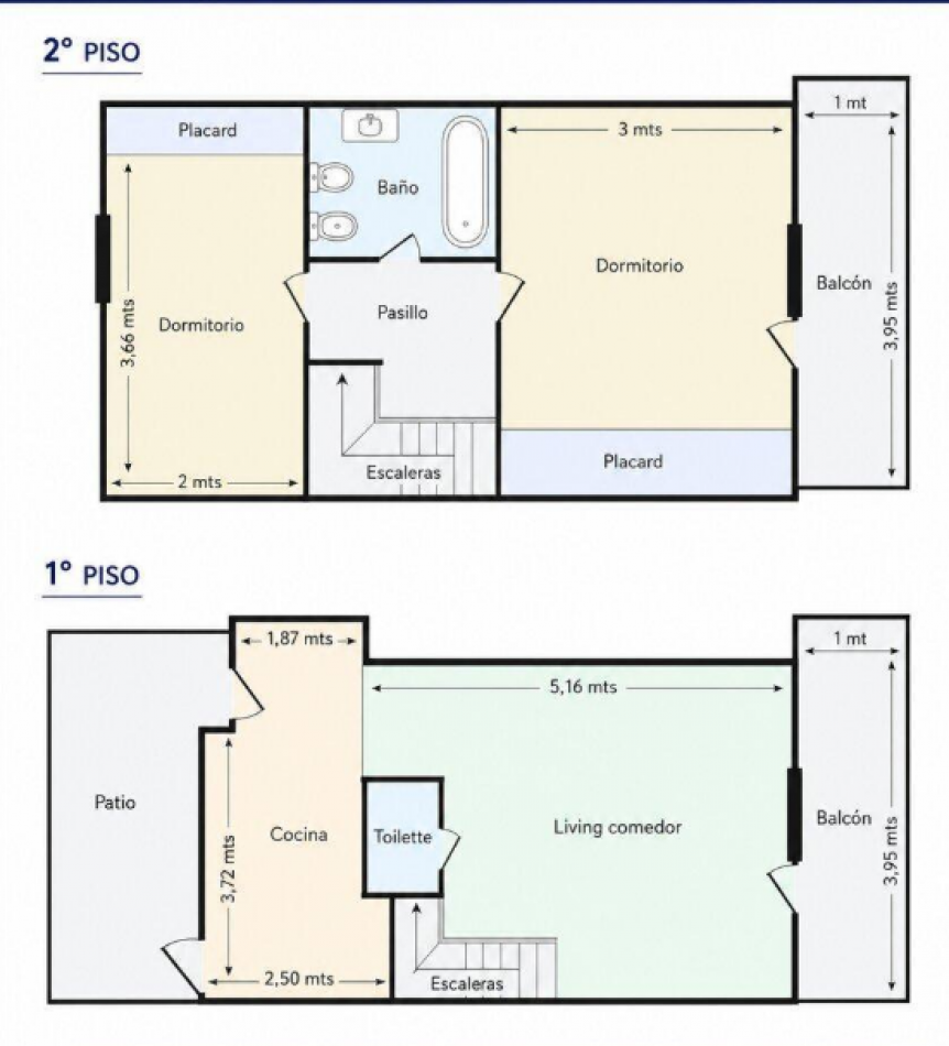 EN VENTA DEPTO DUPLEX 3 AMB EN CABALLITO